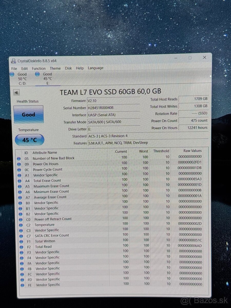 60GB SSD TeamGroup 2,5" - 3