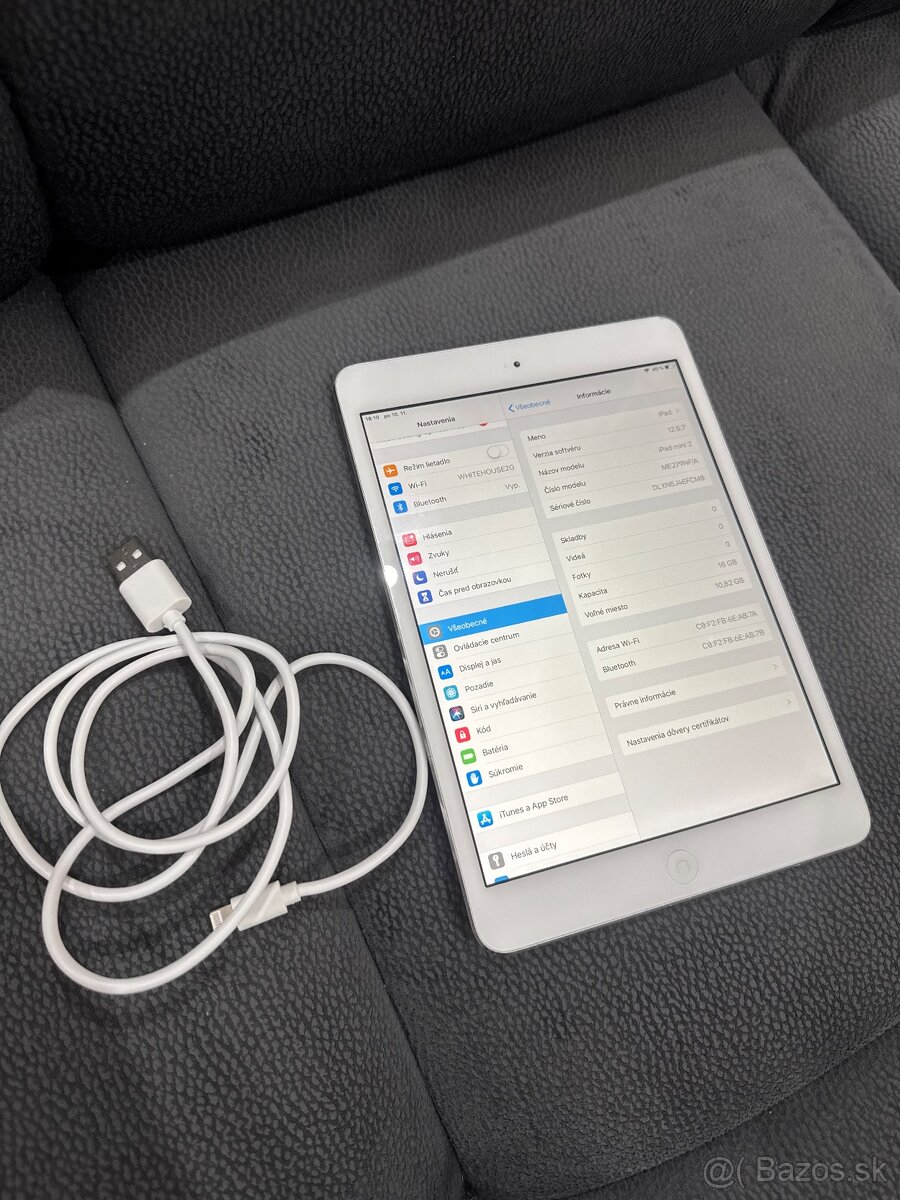 Apple iPad Mini 2.Gen 16gb Wi-Fi Strieborný - 3
