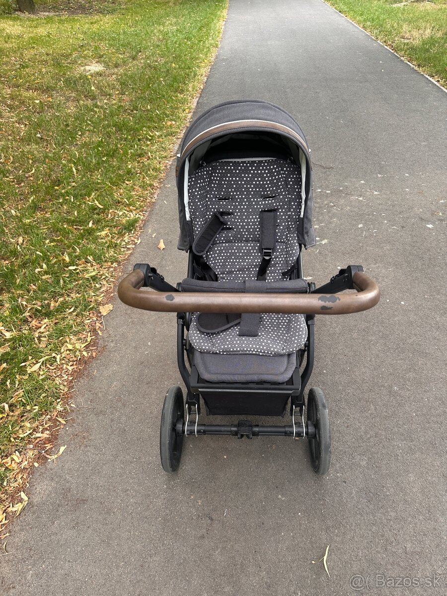 Kombinovaný kočík 3v1 Gesslein FX4+ detské vajíčko Recaro - 3