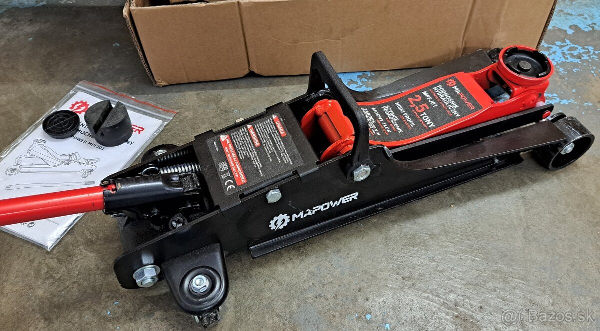 Nový hever 2,5 tuny na nízká i vysoká auta zdvih 85-385 mm - 3