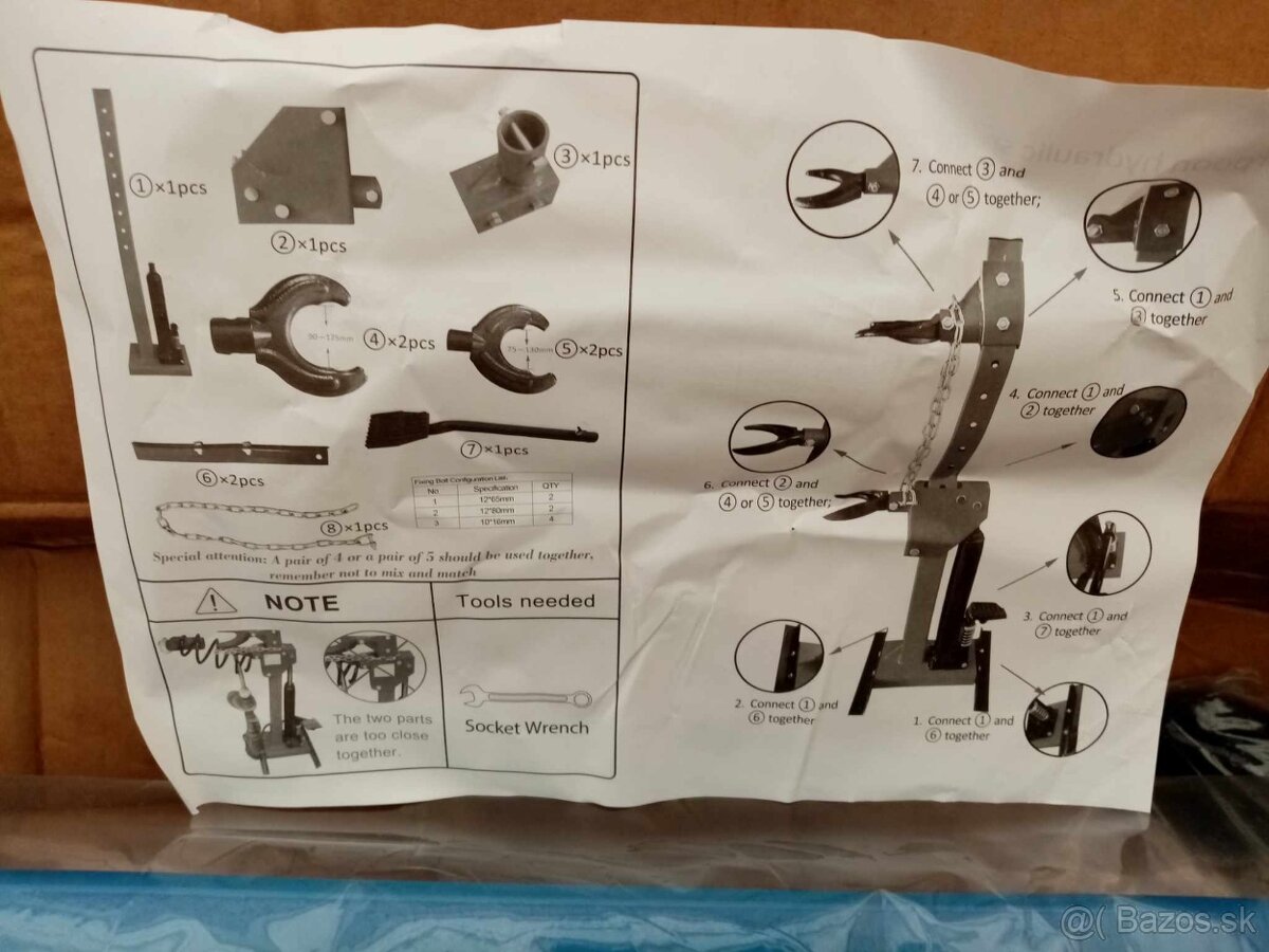 Stahovak pružin tlmičov - 3