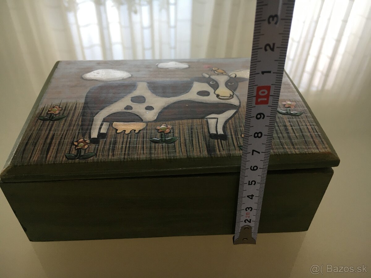 predam rucne malovanu krabiku na detske poklady - 3