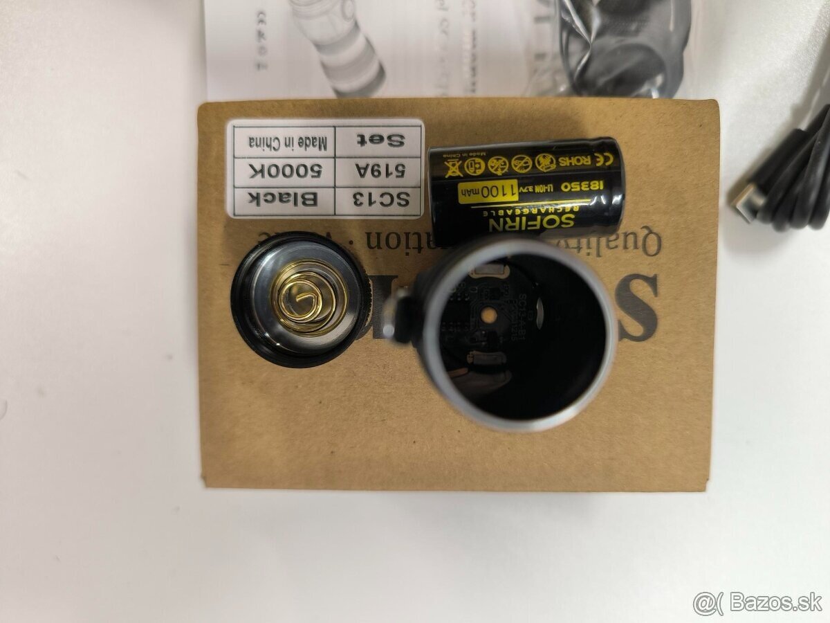Sofirn SC13 18350 LED mini baterka (1100lm) - 3