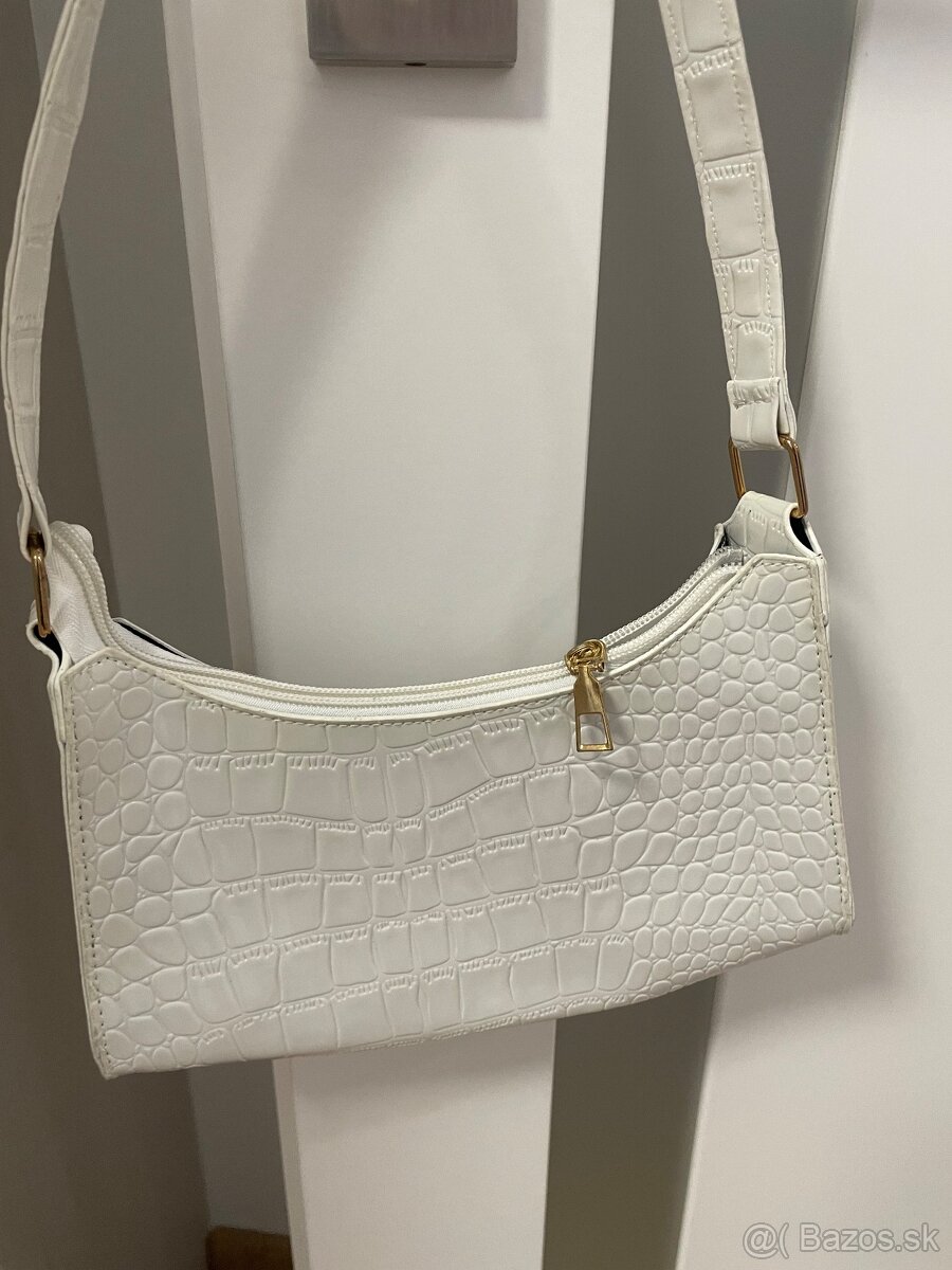 Biela kabelka na rameno - 3