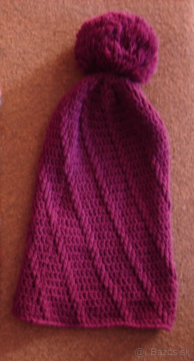 Handmade pletená čiapka - 3
