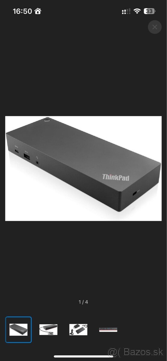 Lenovo ThinkPad Hybrid USB-C with USB-A Dock – 135 W EU - 3