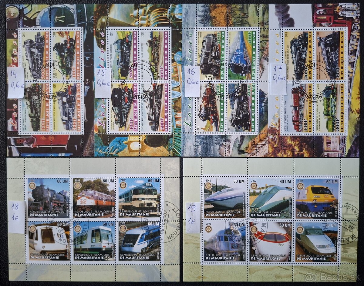 Postove znamky Mix 19 (102poloziek) - 3