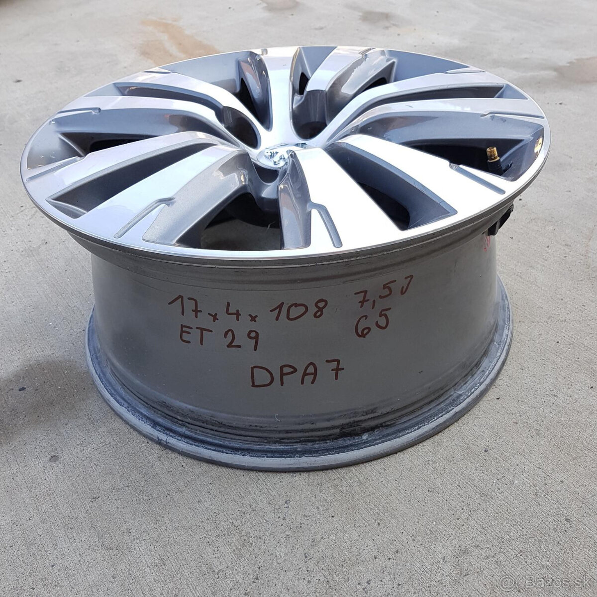 Hliníkové Peugeot disky 4x108 R17 7,5J ET29 - 3