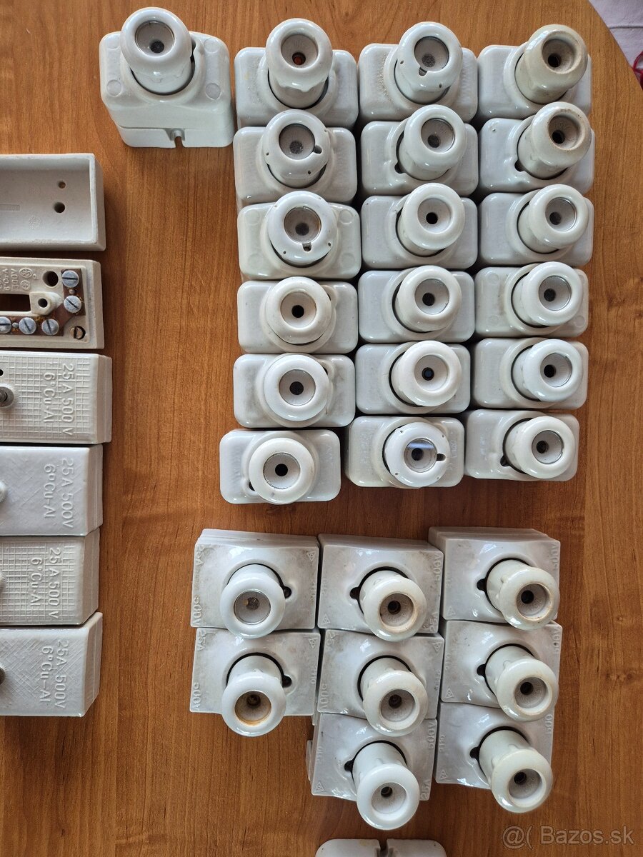 Retro keramické poistky - 3