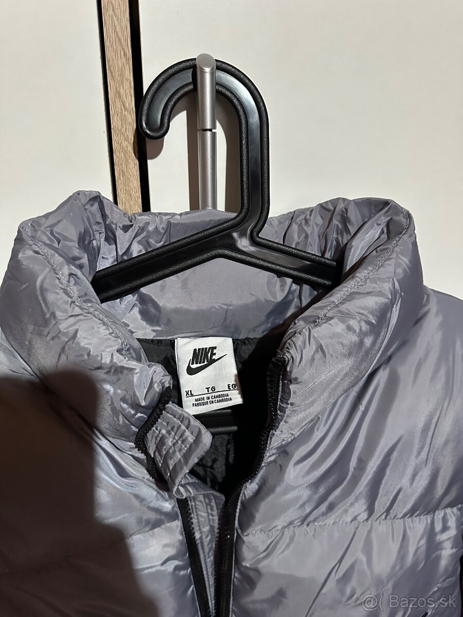 Zimná bunda Nike - sivá L/XL - 3