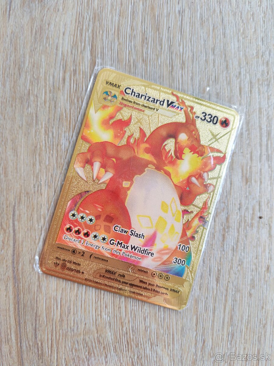 Kovové Pokémon karty - 3