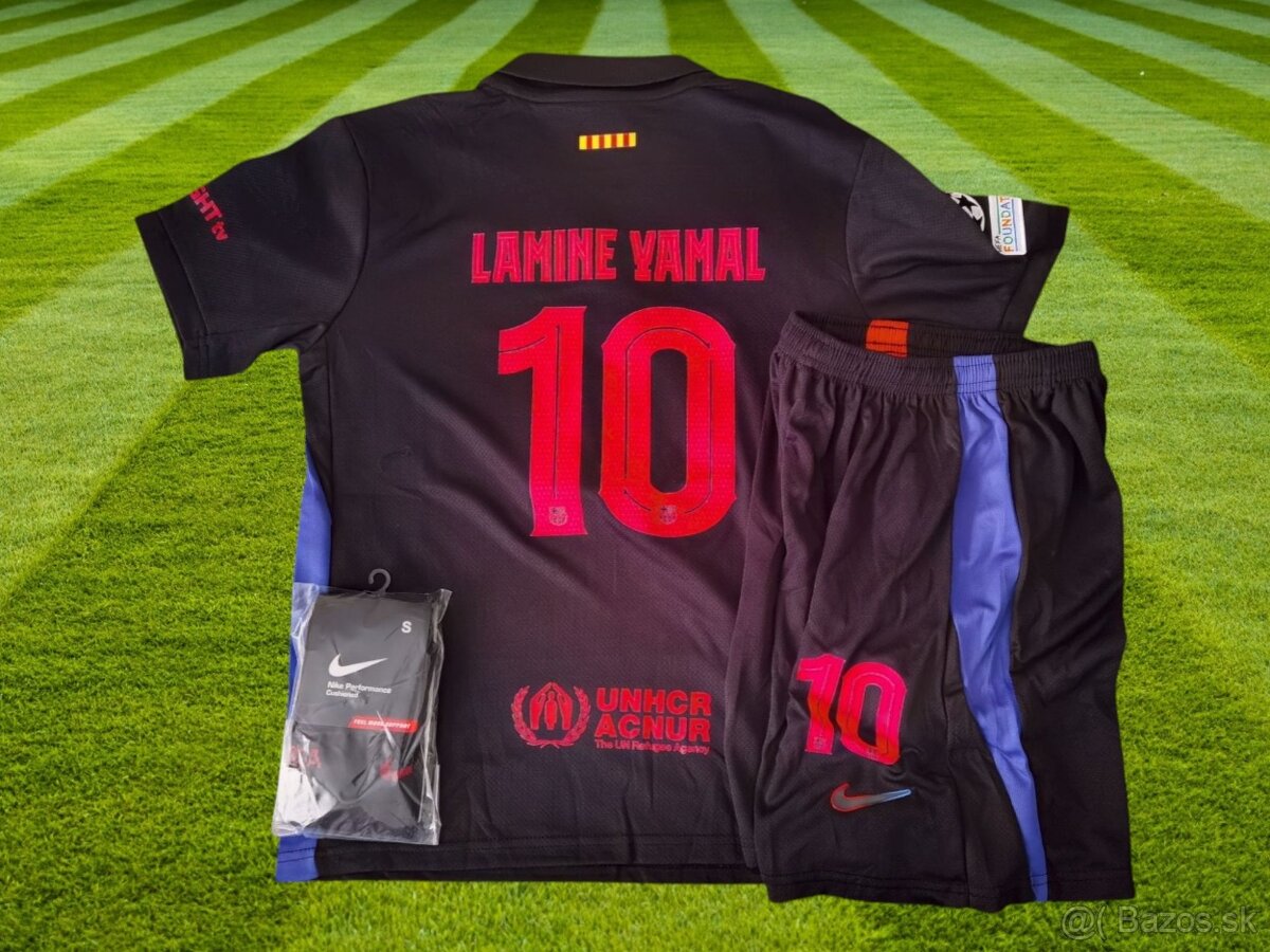 dres Lamine Yamal #10 FC Barcelona BLACK Travis Scot - 3