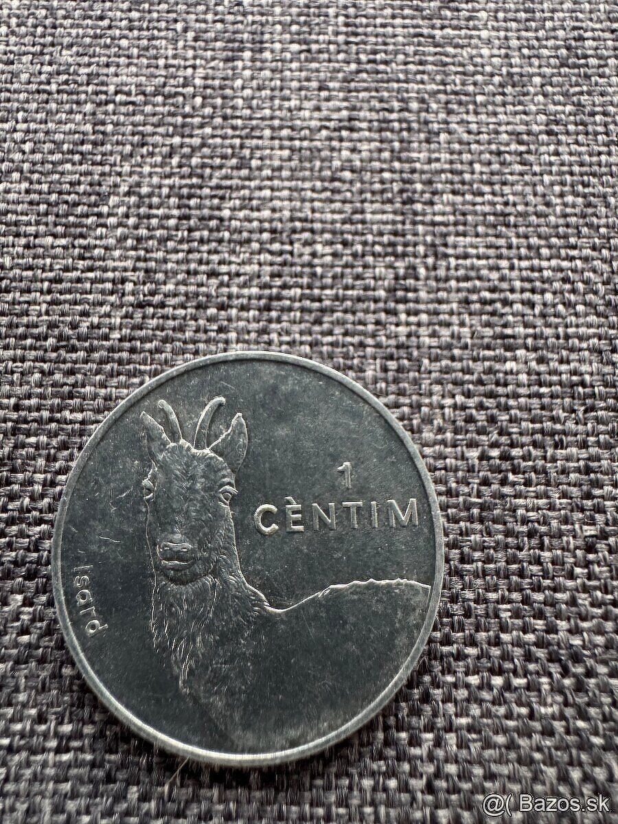 1 Centim Primcipat D’Andorra 2002 1 ks & Carlemany 2002 1 ks - 3