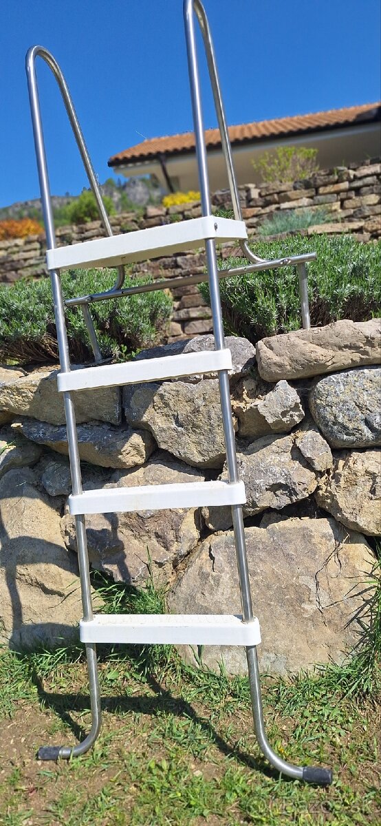 Bazénové nerezové schodíky Galaxy 1,23 m - 3