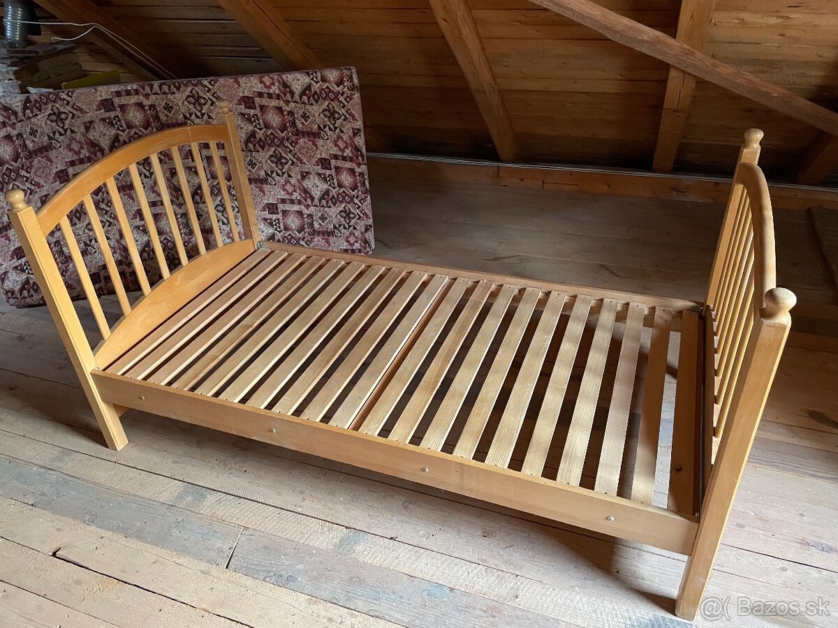 Predam 2 bukové postele. - 3