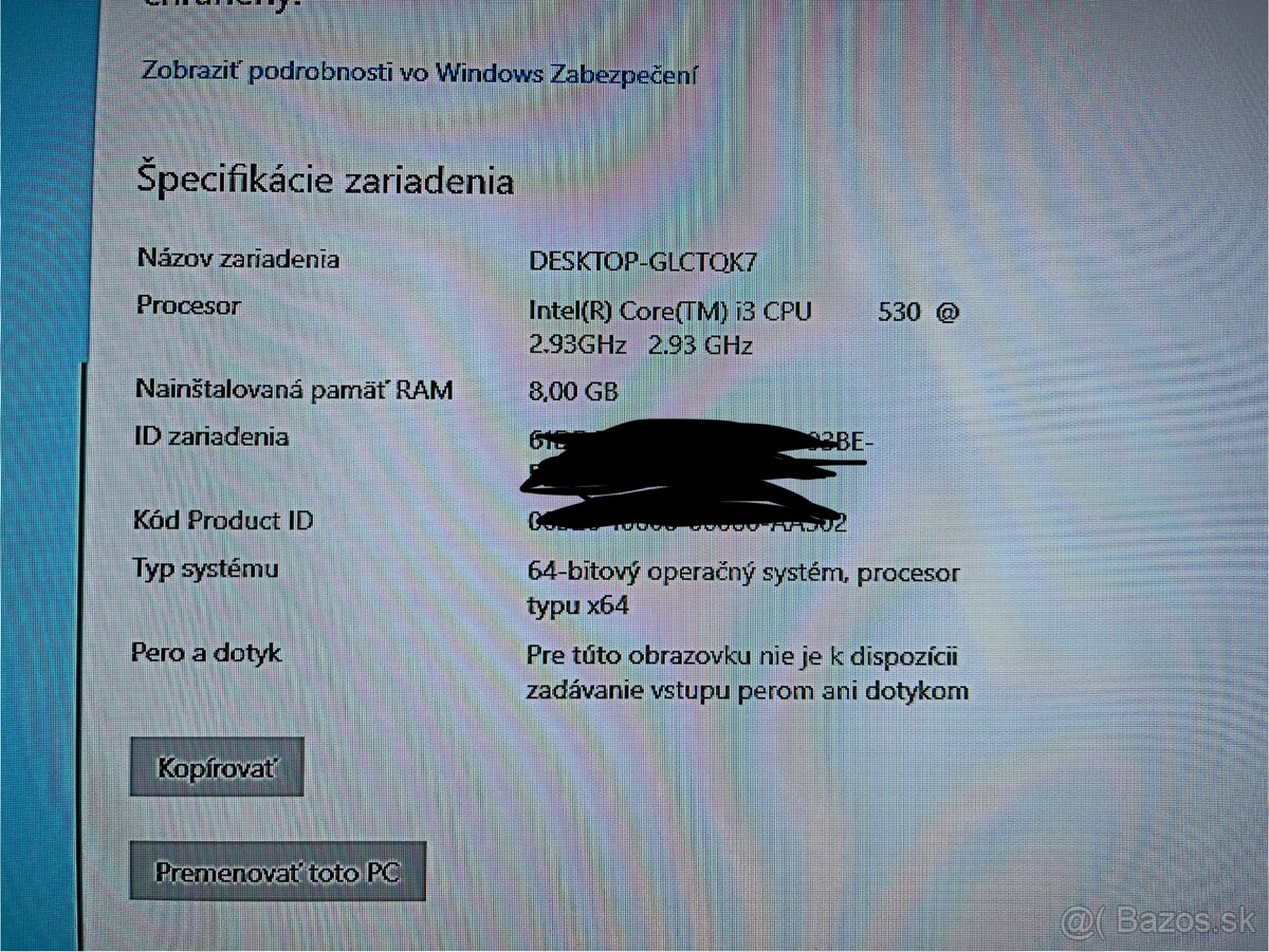 Stolný počítač HP - 3