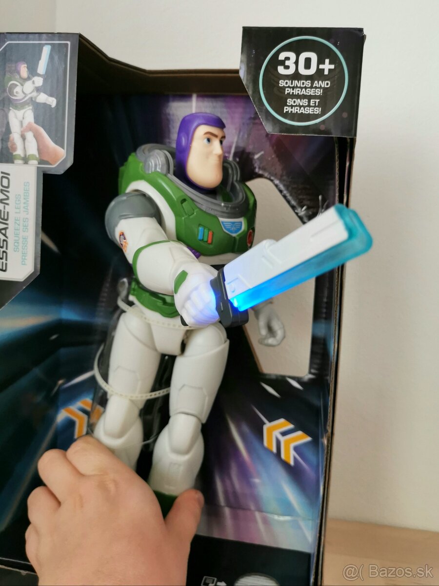 Buzz Lightyear/Buzz Rakeťák svetelný laserový meč toy story - 3