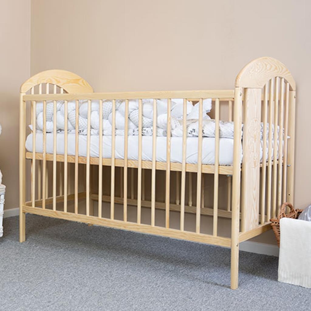 Luxusná biela postieľka (spúšťací bok) viac kusov / typov - 3