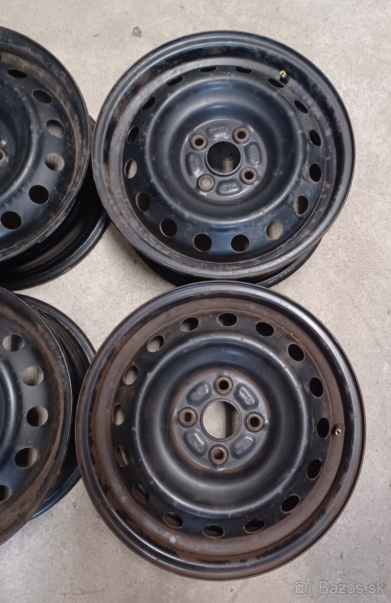 4x100, R15 plechové disky - 3