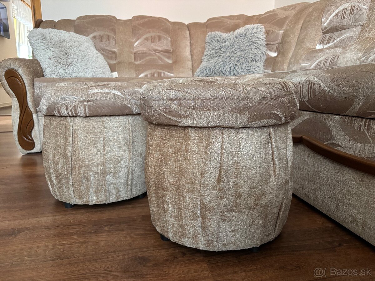 Rohová sedacia súprava - 3