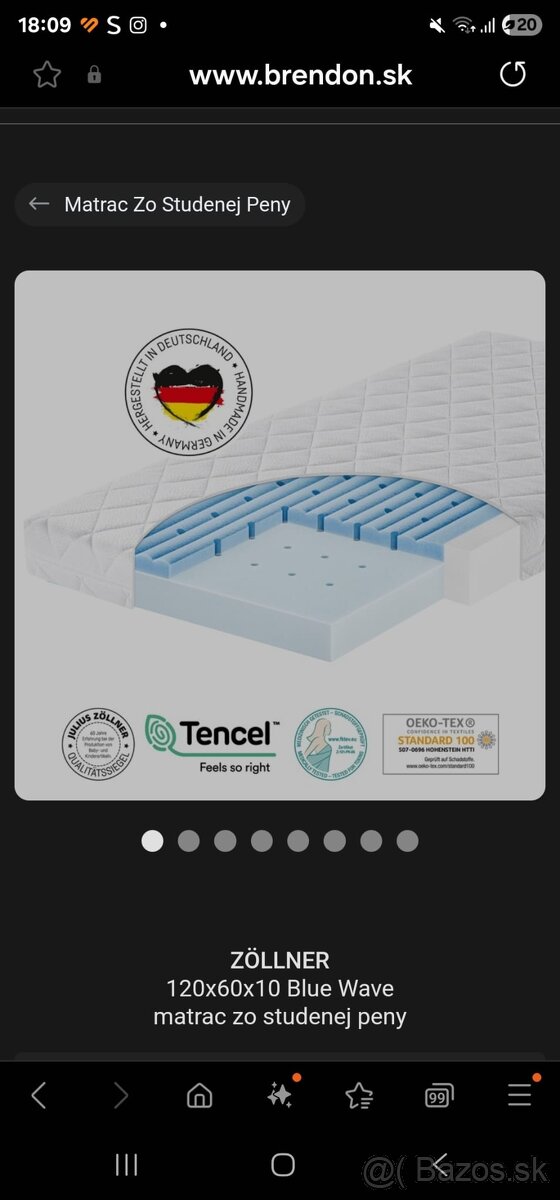 Predam detsku postielku s matracom - 3