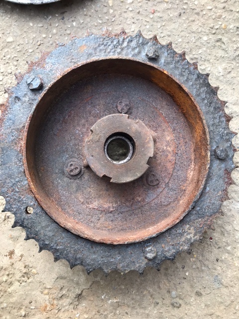 NSU 351, 501 OS/OSL rozeta s brzdovým bubnom - 3