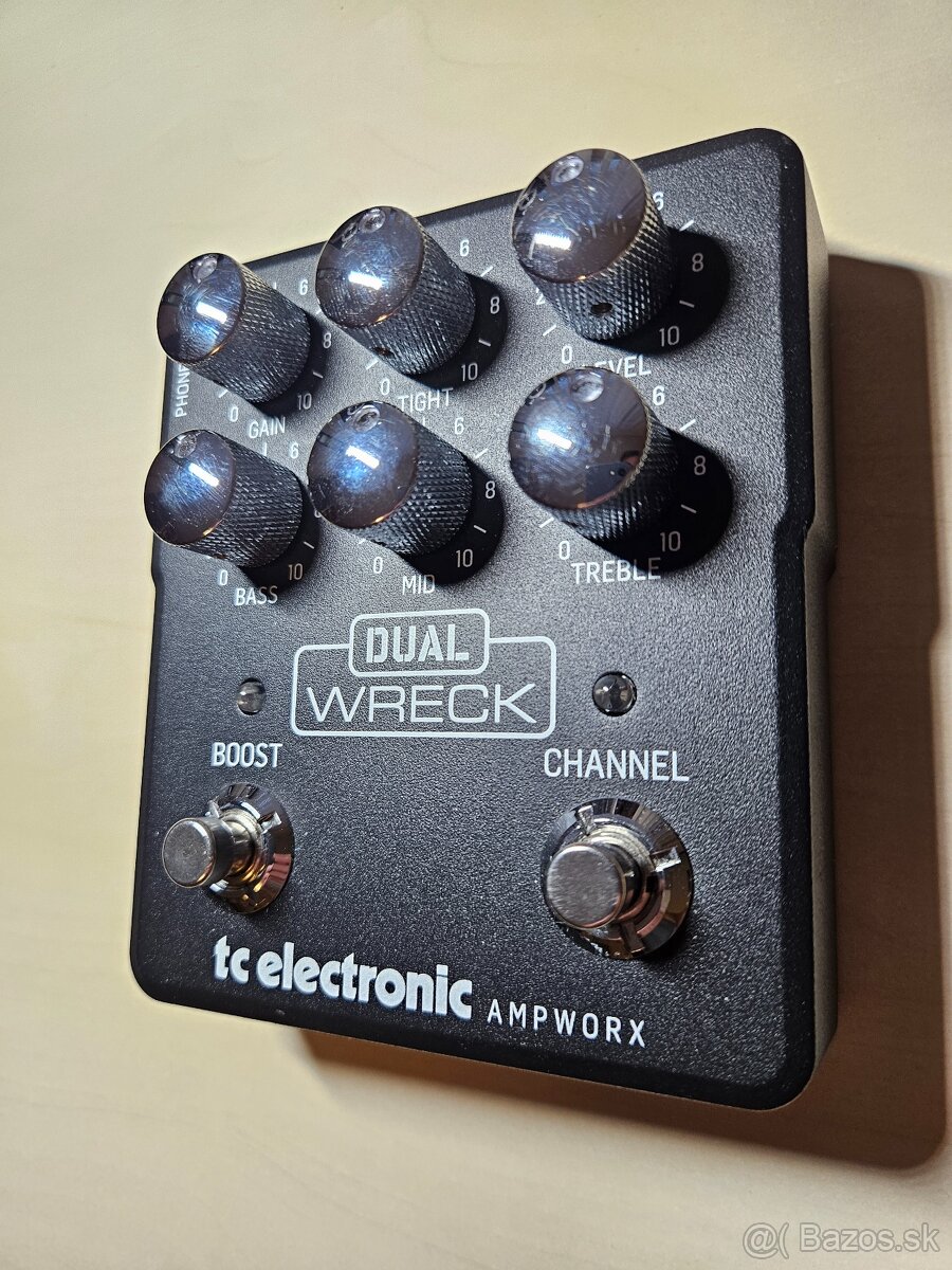 Gitarový pedál TC Electronic Ampworx Dual Wreck distortion - 3