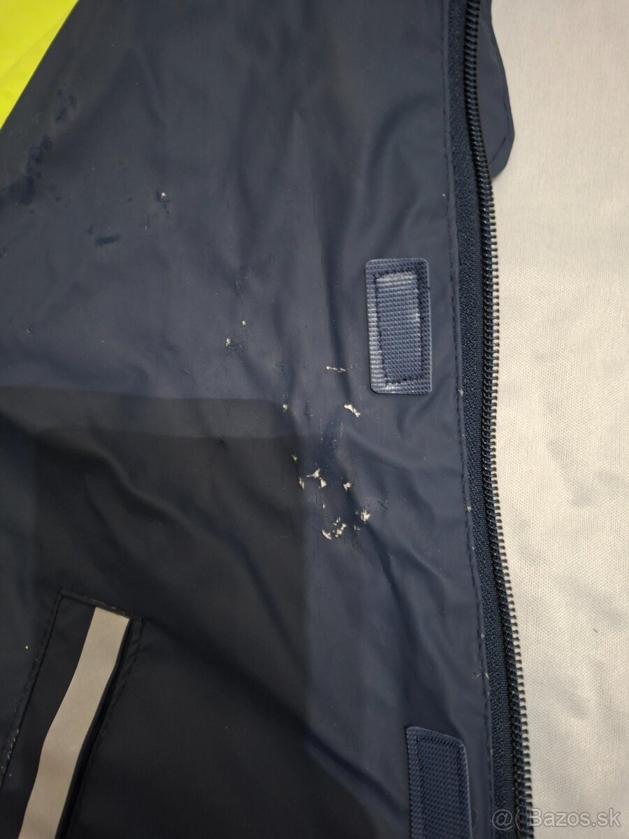 Čierno-zelená bunda do dazda vel. 104 - 3