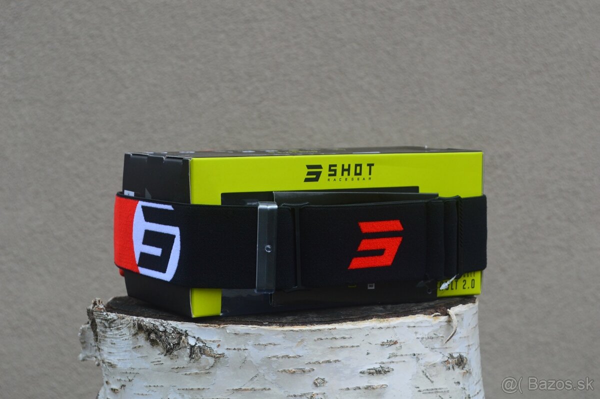 Okuliare SHOT červené čierne - 3