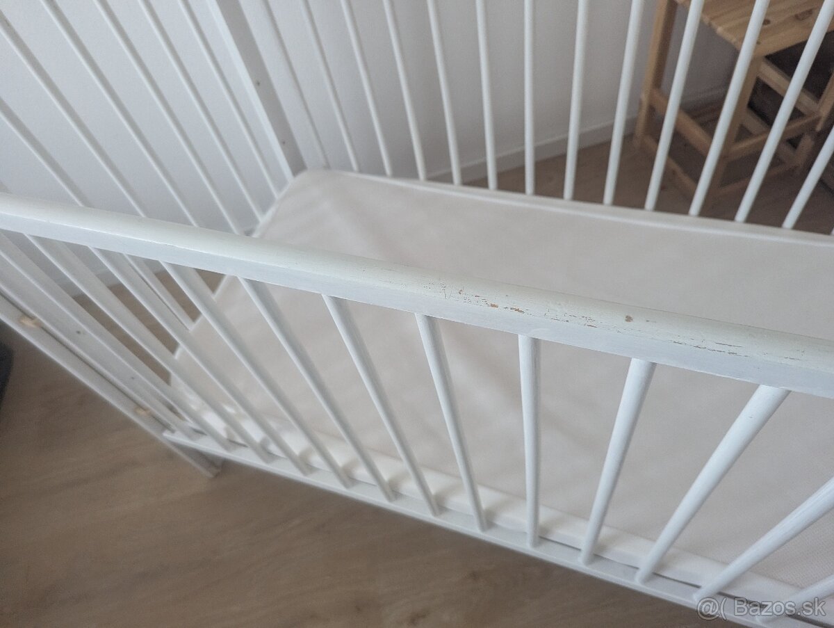 Detská postieľka polohovateľná 120x60 - 3