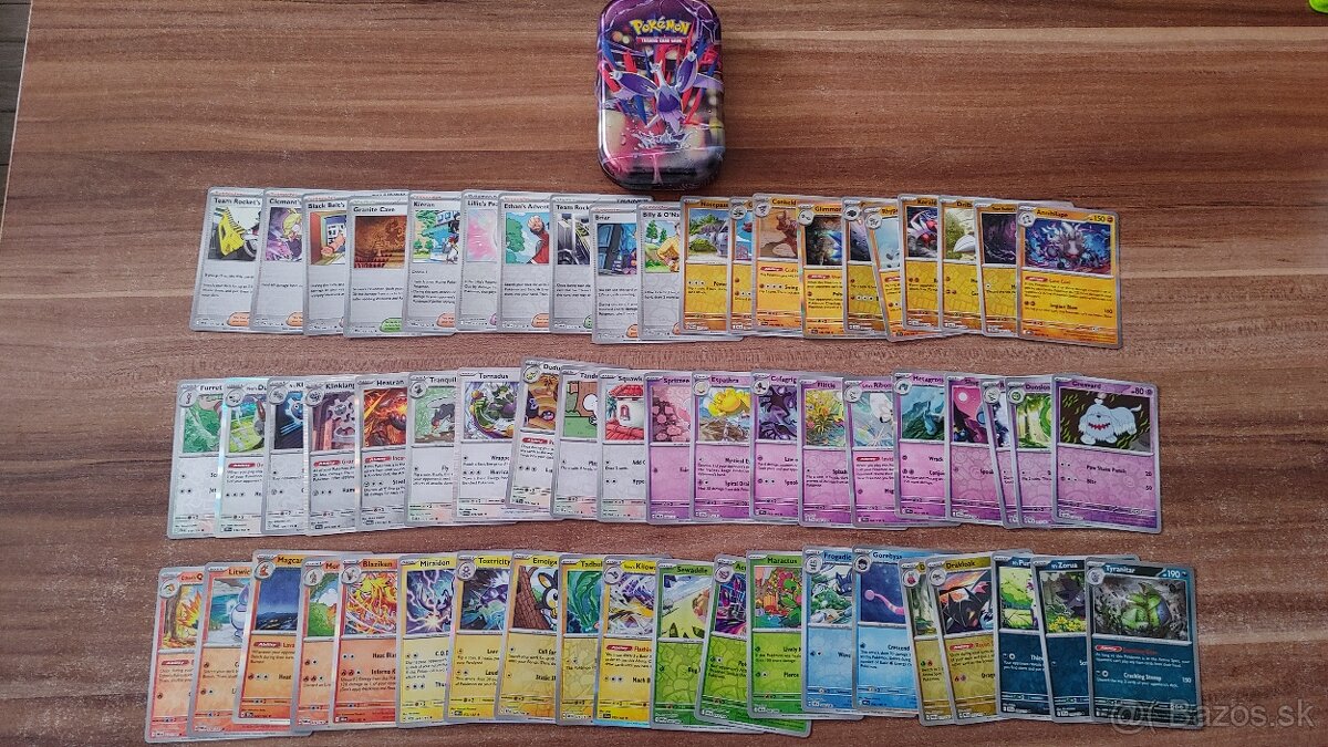 Predám original Pokemon kartičky 60ks lesklé - 3