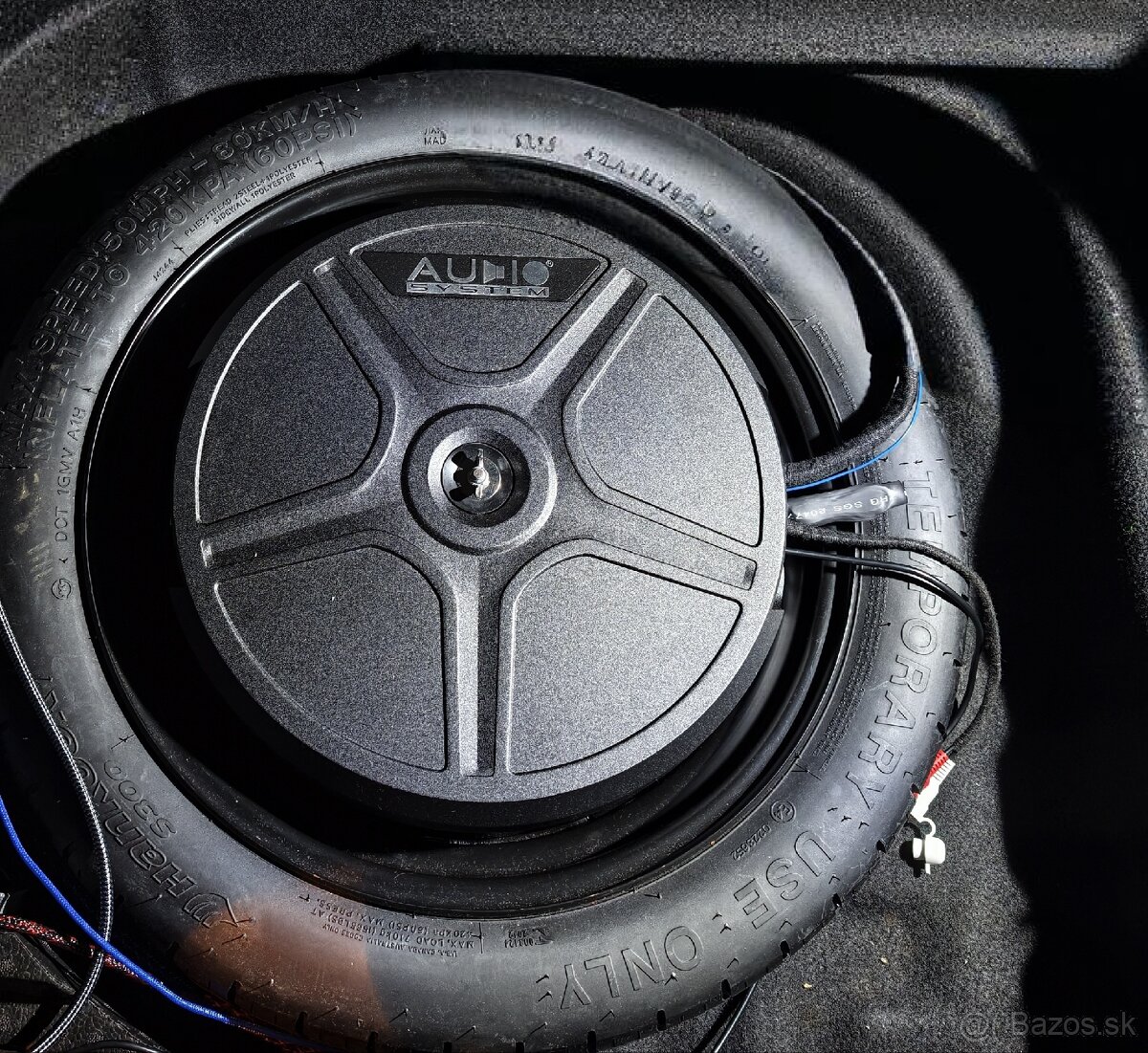 Aktívny subwoofer do rezervného kolesa - 3