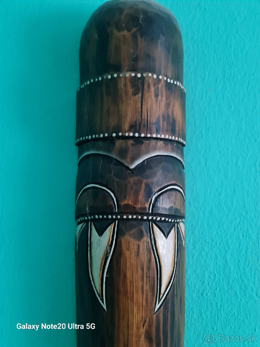Veľká Africká drevená maska - 3