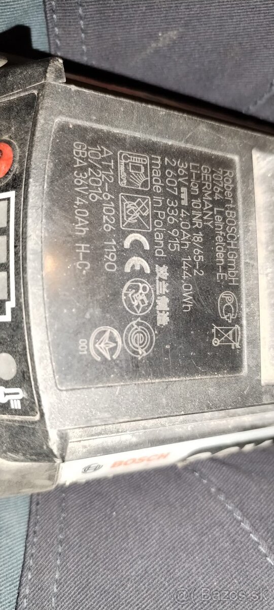 BATÉRIA BOSCH 36V 4Ah - 3