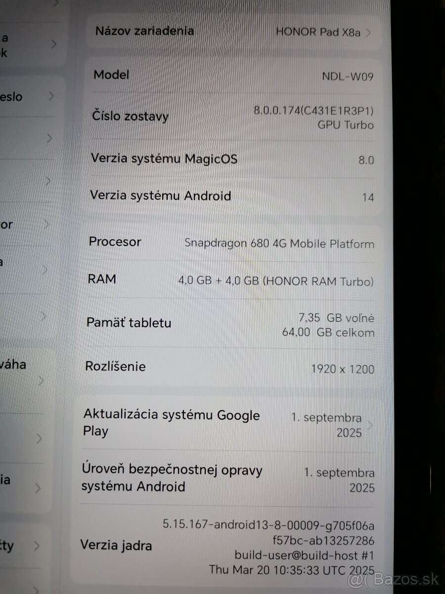Predám tablet honor - 3