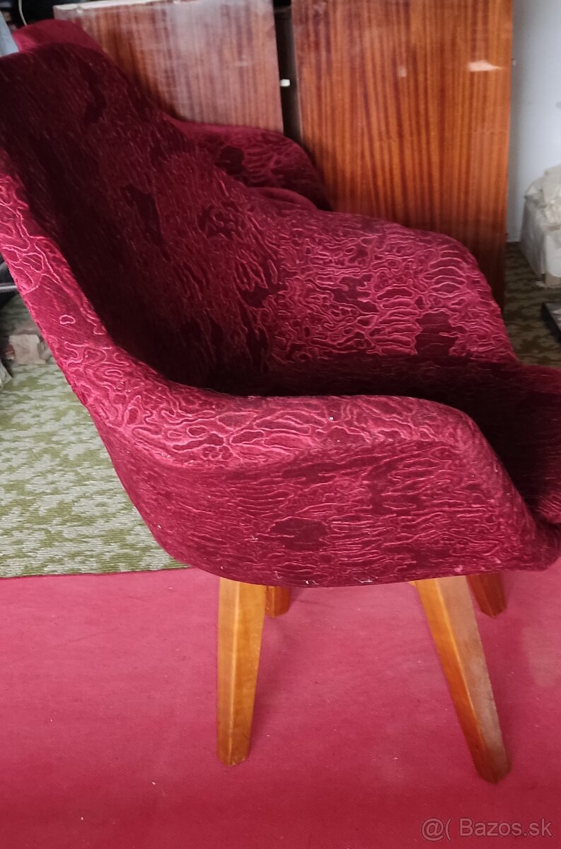 Retro kreslo 2kusy - 3