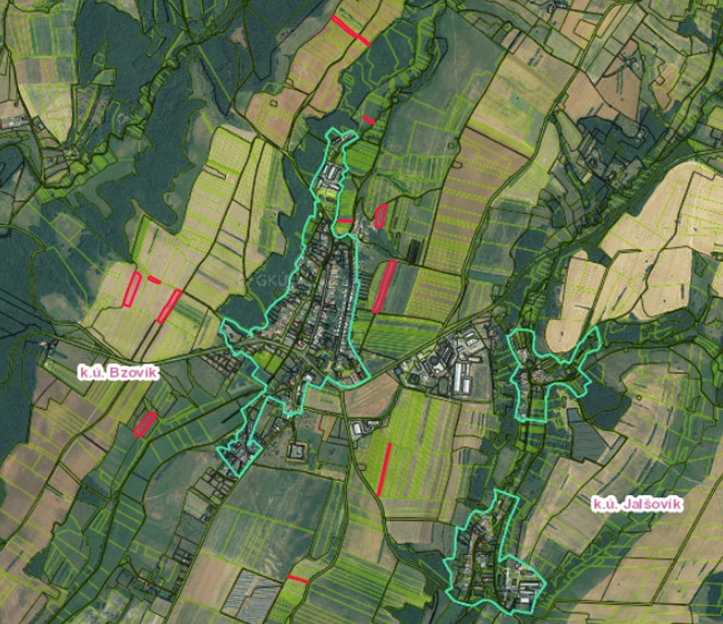 Bzovík – 39.260 m2 ORNÁ PÔDA v podiele 1/1 - 3
