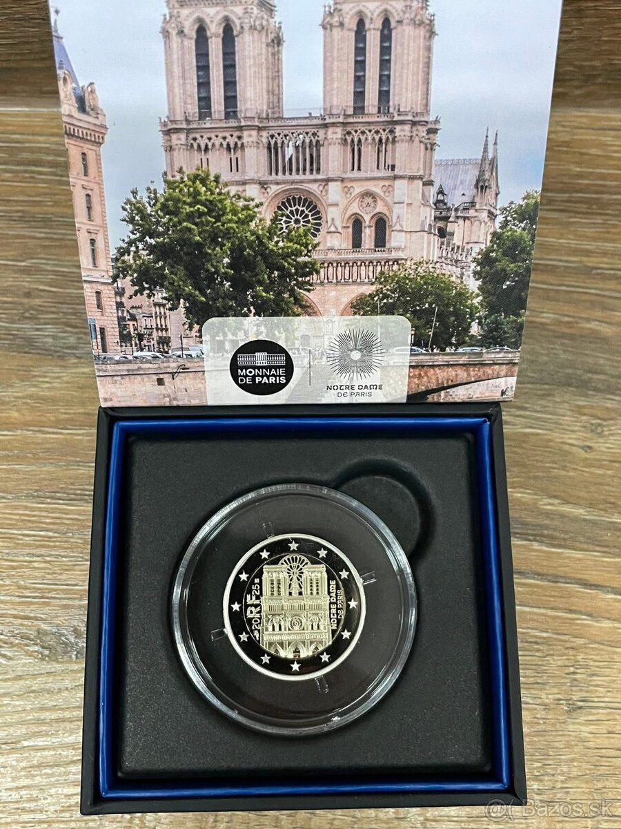 2€ Francúzsko 2025 Notre Dame proof - 3