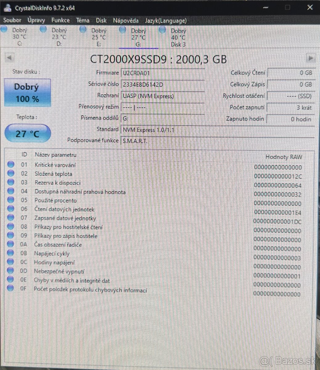 Crucial X9 SSD 2TB - 3