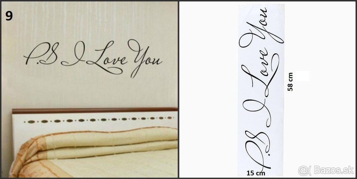 Dekoračné nálepky na stenu 1 - 3