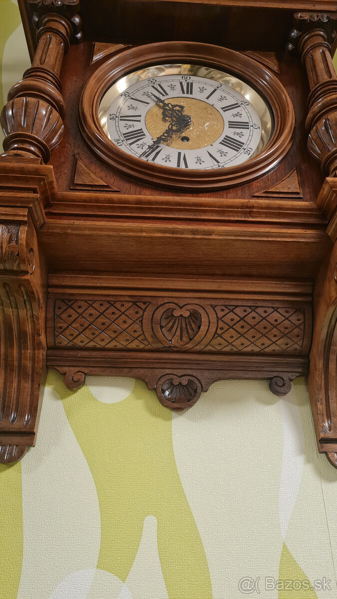 G.B. nástenné starožitné hodiny - 3