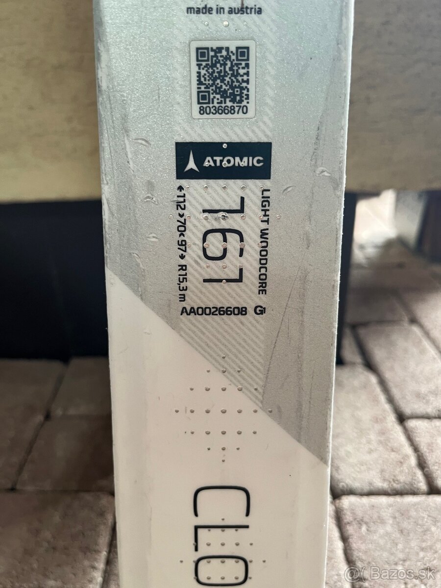 Predám zachovalé dámske lyže Atomic Cloud 11 - 3