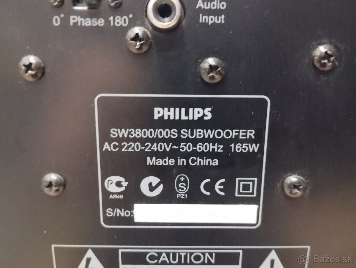 Philips Subwoofer. - 3