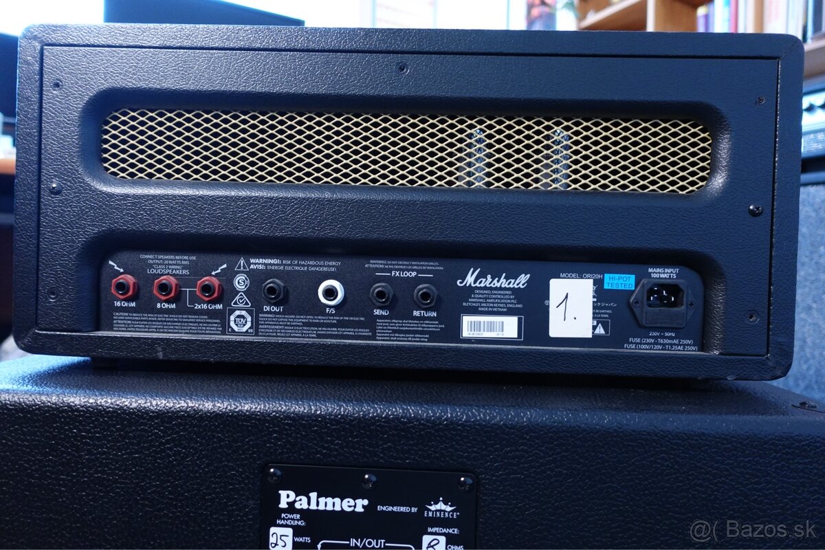 Marshall Origin 20H + Palmer 1x12 Celestion Greenback - 3