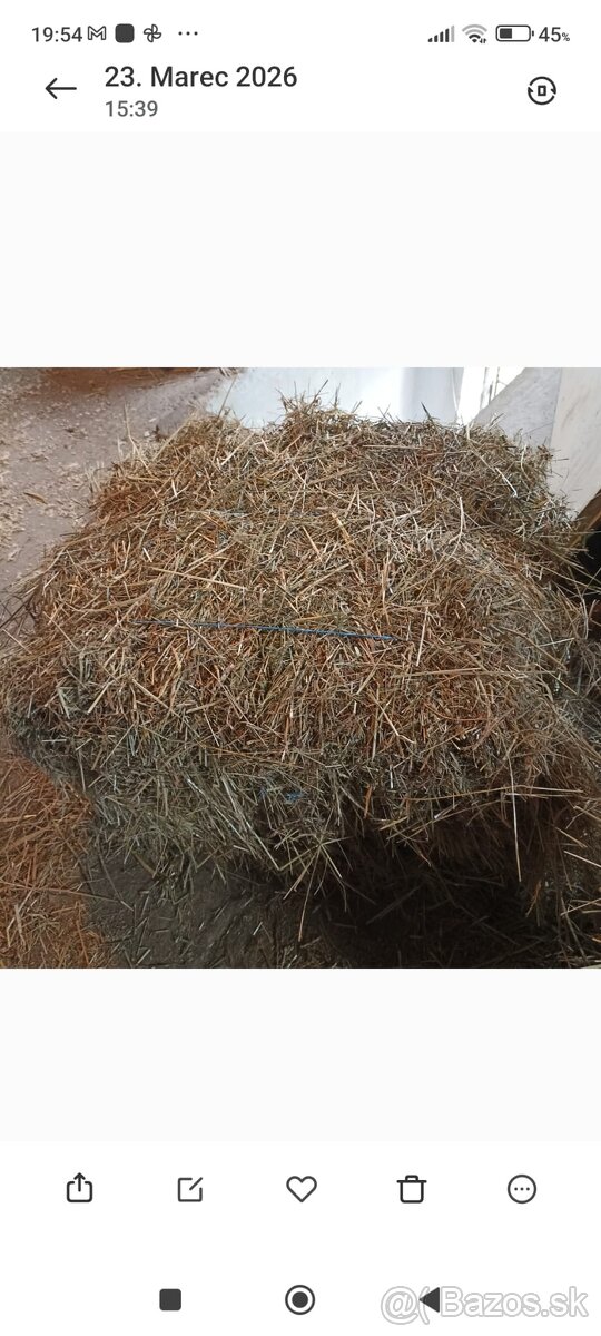 Predam baliky sena - 3