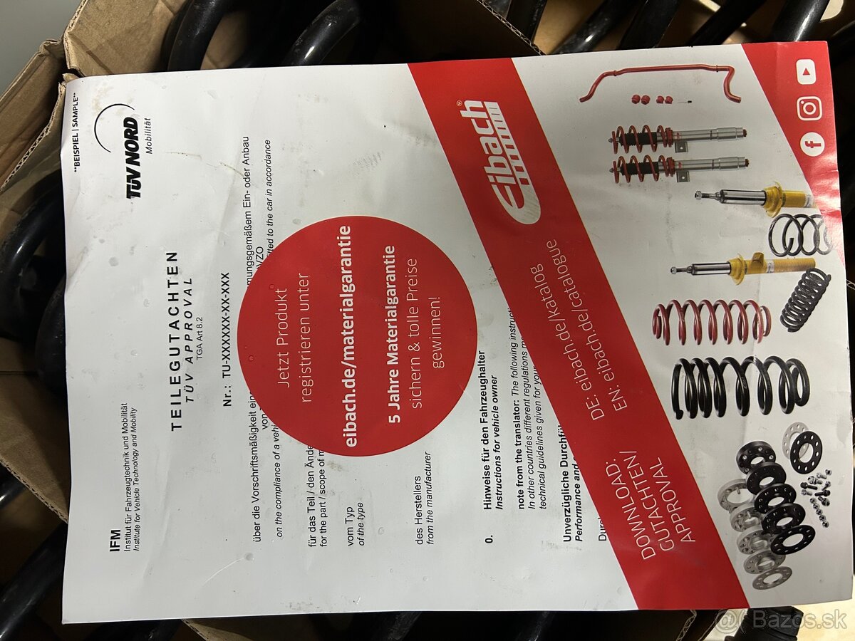 Eibach, Audi a6c7 3.0 Quattro - 3