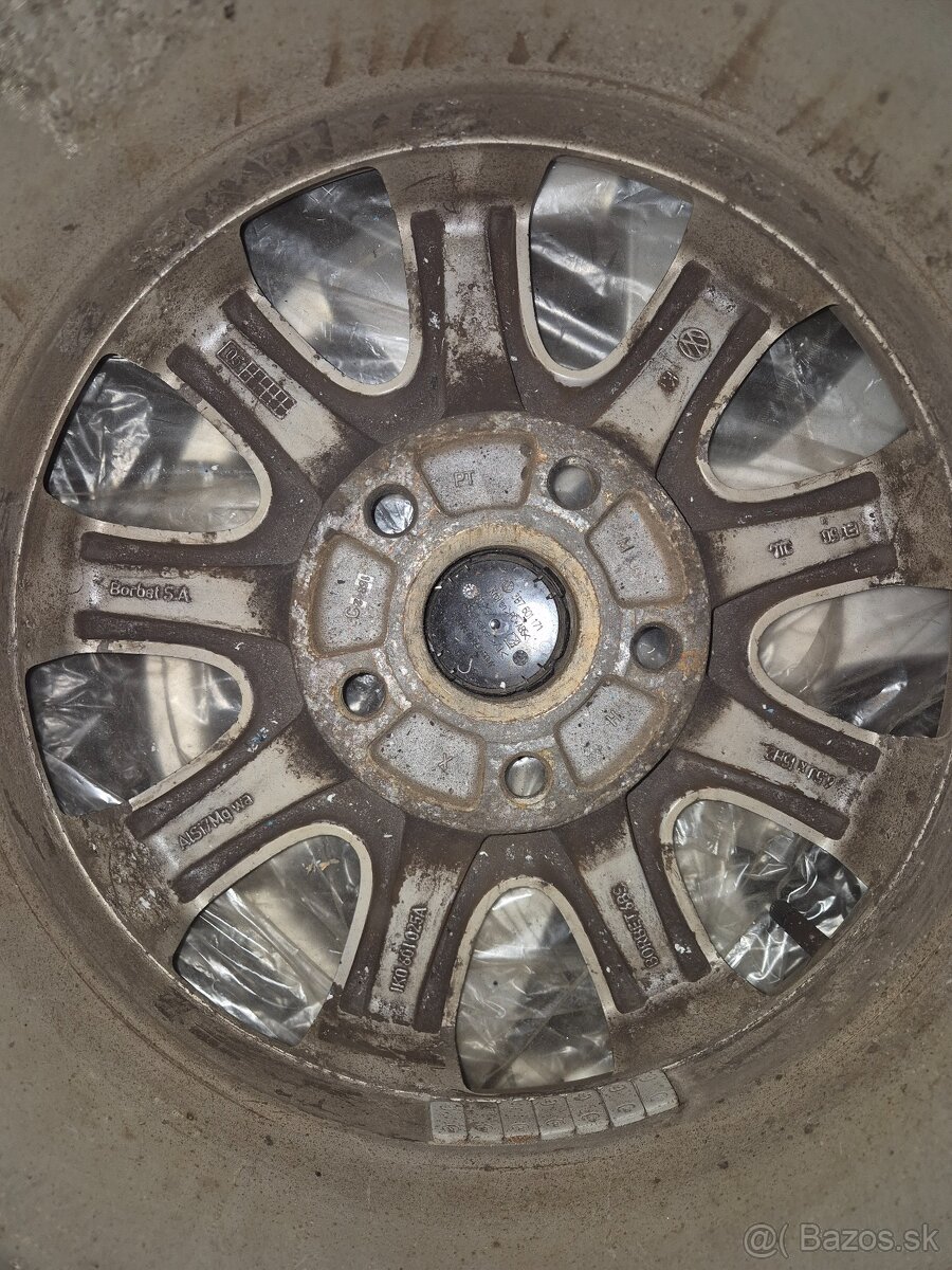 Zimné gumy + disky vw 15 - 3