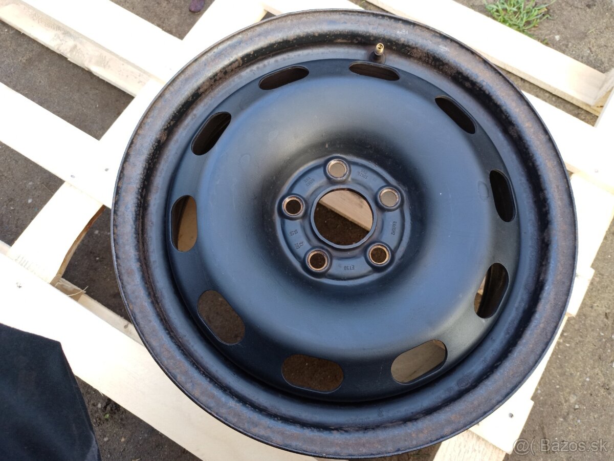 predam 1 disk,plechove koleso skoda,audi,vw rozmer 5x100,, 6 - 3