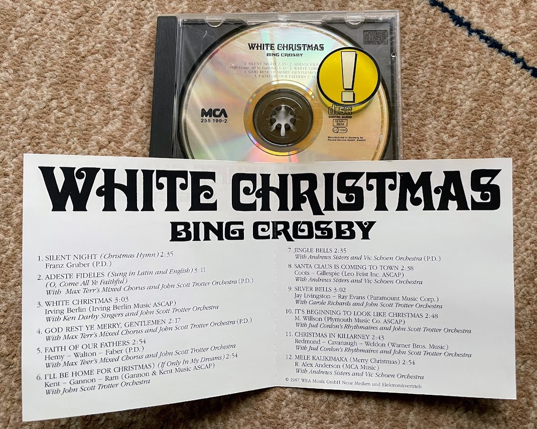 Vianočné CD - BING CROSBY - White Christmas - 3