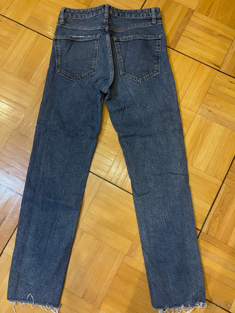 Dámske ZARA rifle s vysokým pásom - 3